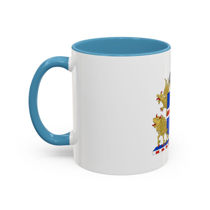 Kingdom of Iceland Coat of Arms - Accent Coffee Mug