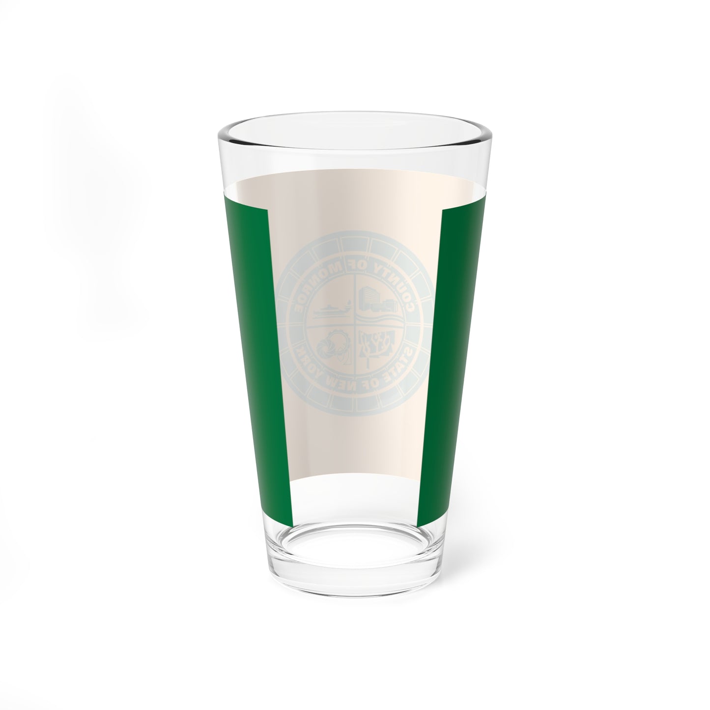 Flag of Monroe County New York (United States) Pint Glass 16oz