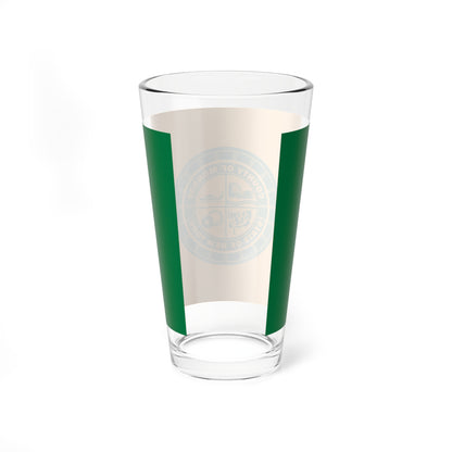 Flag of Monroe County New York (United States) Pint Glass 16oz
