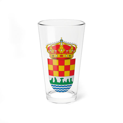 Escudo de Berrocal de Huebra (Spain) (Coat of Arms) Pint Glass 16oz