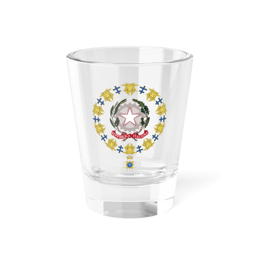Generic Emblem of Italy Order of the Seraphim (Sweden) (Coat of Arms) Shot Glass 1.5oz