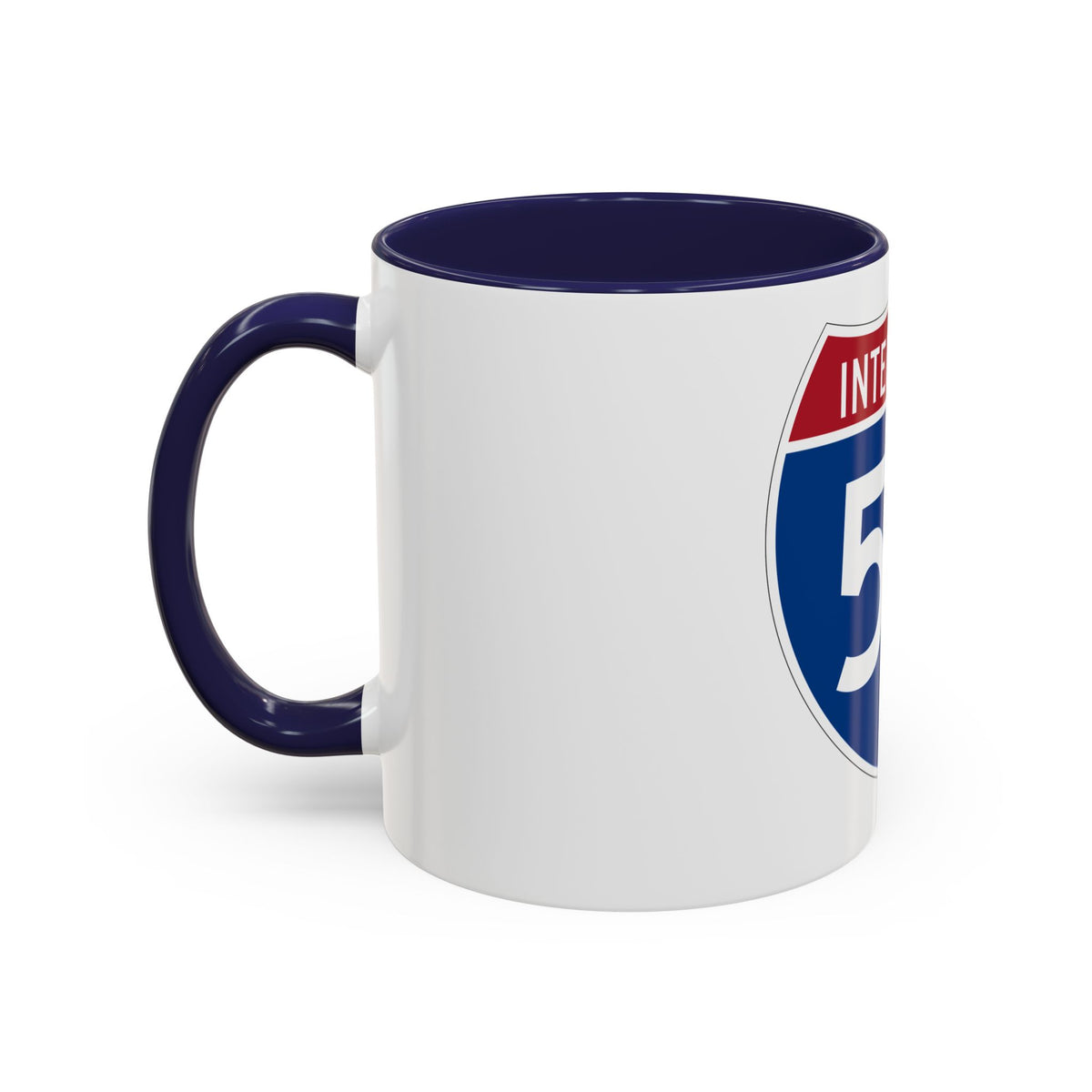Interstate 57 (U.S. Highways) Accent Coffee Mug