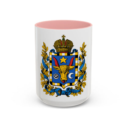 Coat of arms of Bessarabia Governorate 1878 - Accent Coffee Mug