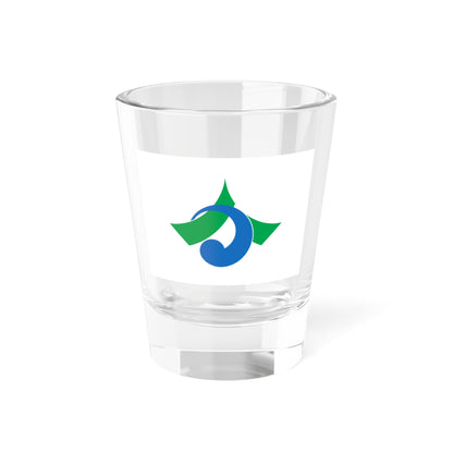Flag of Kahoku Ishikawa (Japan) Shot Glass 1.5oz