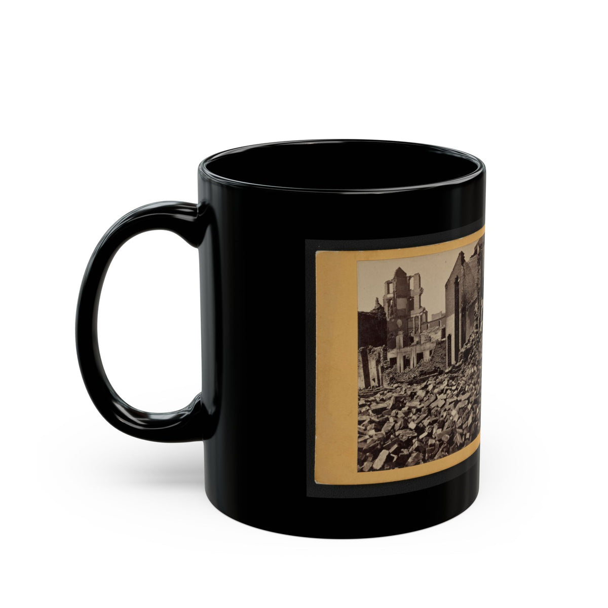 View Of Richmond, Va., At The Close Of The Rebellion (U.S. Civil War) Black Coffee Mug