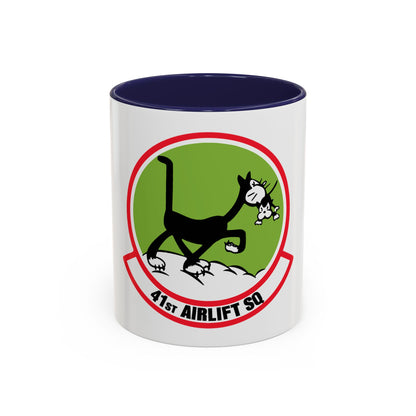 41st Airlift Sq v2 (U.S. Air Force) Accent Coffee Mug