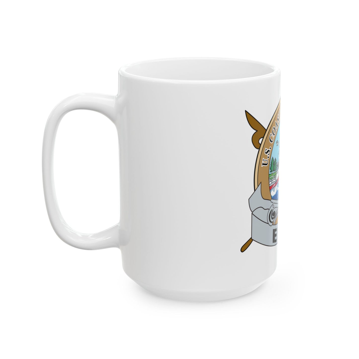 USCG Station Erie (U.S. Coast Guard) White Coffee Mug
