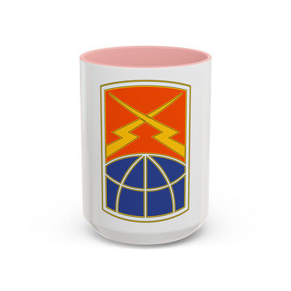 160 Signal Brigade 3 (U.S. Army) Accent Coffee Mug