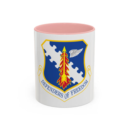182d Airlift Wing insignia AFD 080128 056 (U.S. Air Force) Accent Coffee Mug