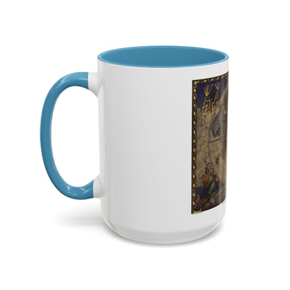 Map of Discovery- Eastern Hemisphere (1928) (Map) Accent Coffee Mug
