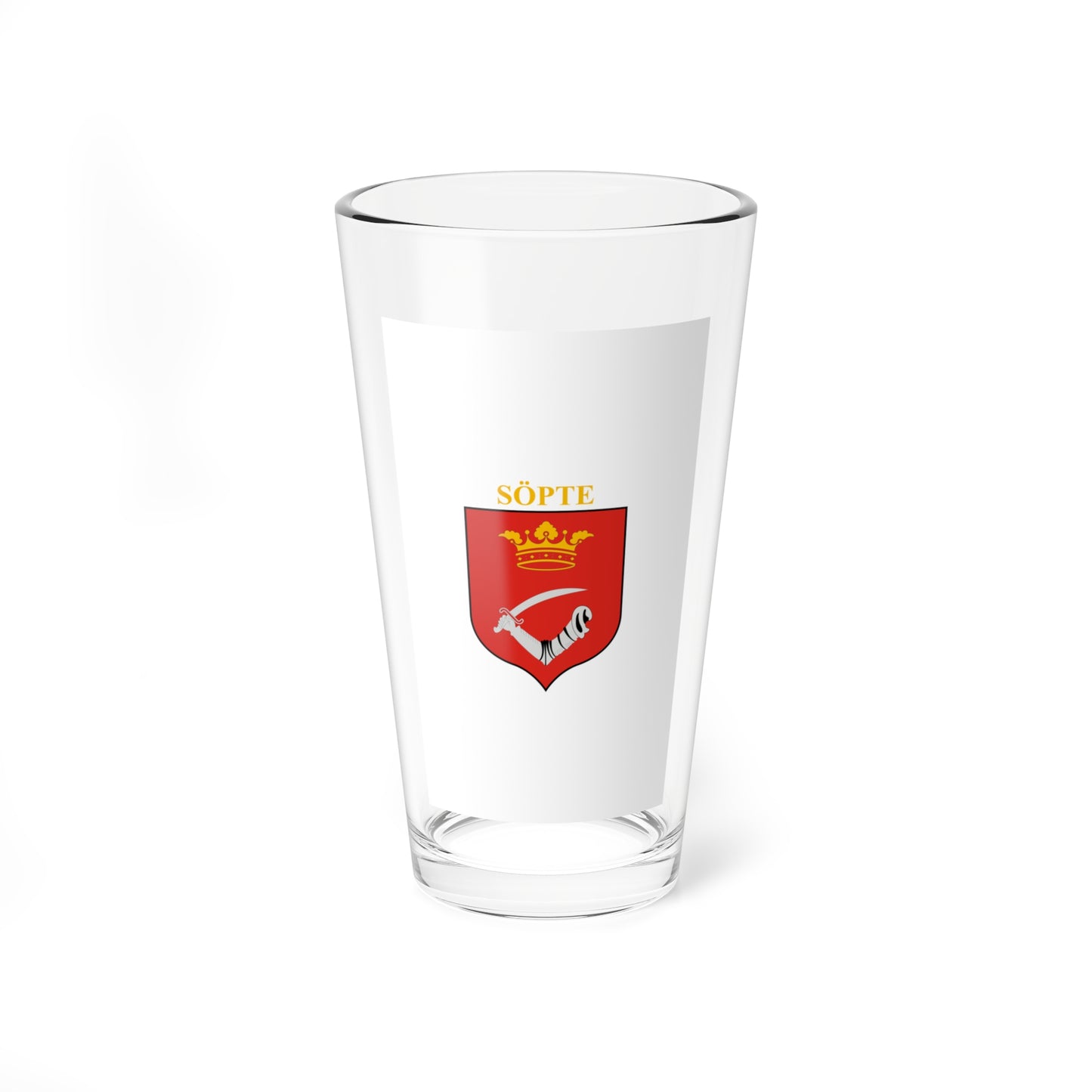 Flag of Sopte (Hungary) Pint Glass 16oz