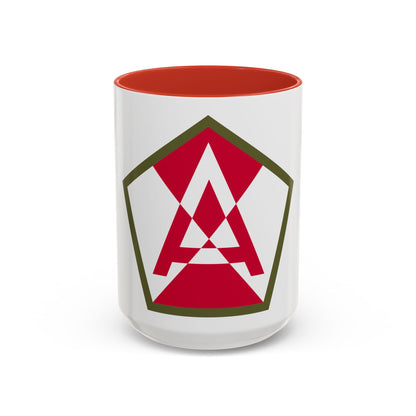 Fifteenth United States (U.S. Army) Accent Coffee Mug