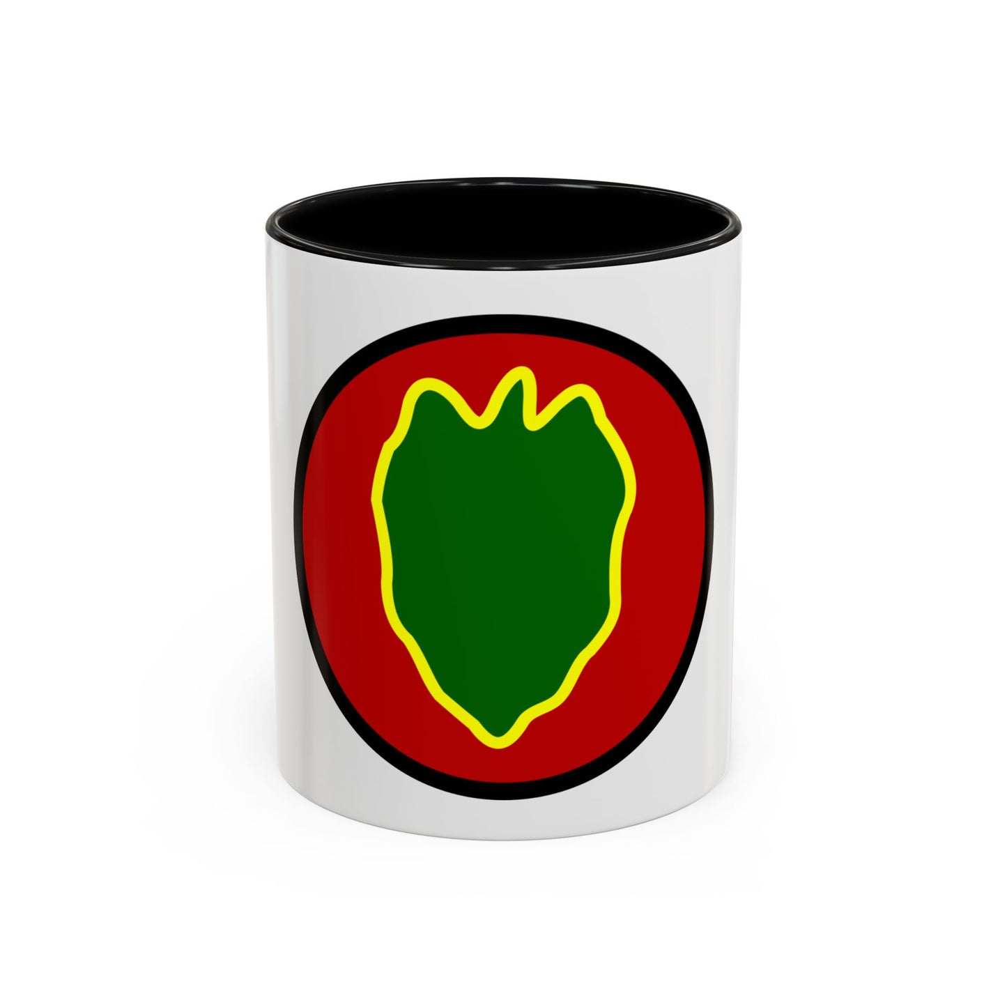 24 Infantry Division SSI (U.S. Army) Accent Coffee Mug