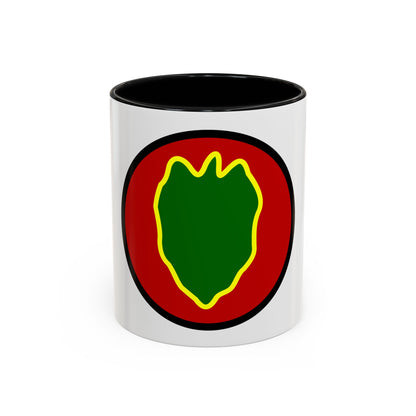24 Infantry Division SSI (U.S. Army) Accent Coffee Mug