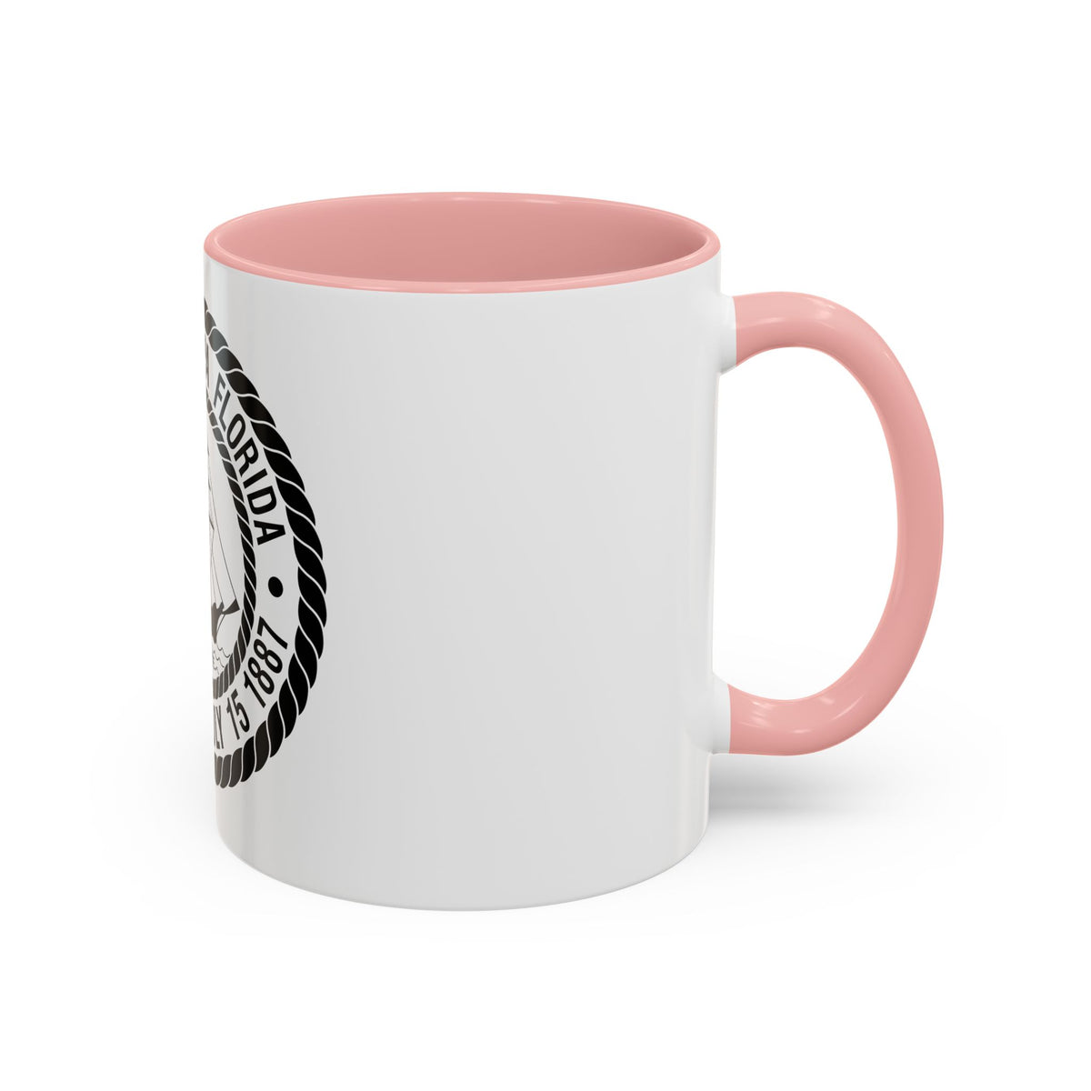 Seal of Tampa Florida - Accent Coffee Mug