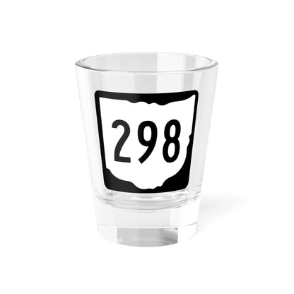 OH-298 1967 (Ohio) (Road Sign) Shot Glass 1.5oz