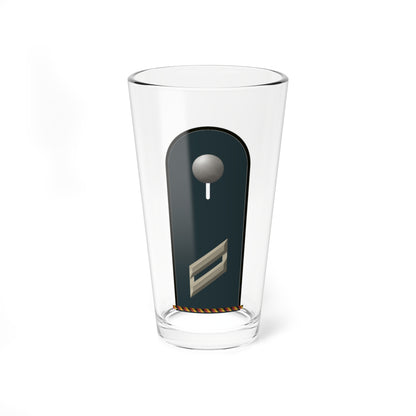 HD G 13 Obergefreiter d.R. Pi L (Military Rank) Pint Glass 16oz