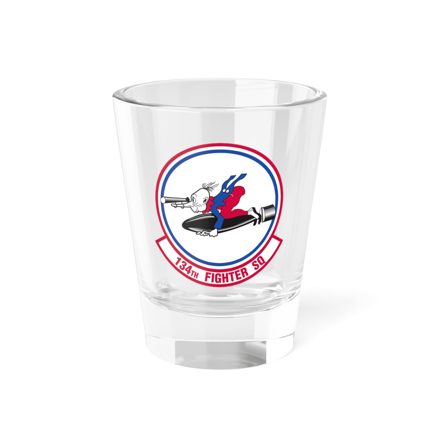 134 Fighter Squadron (U.S. Air Force) Shot Glass 1.5oz