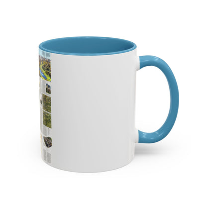 Alps, The - A Traveller's Map (1985) (Map) Accent Coffee Mug