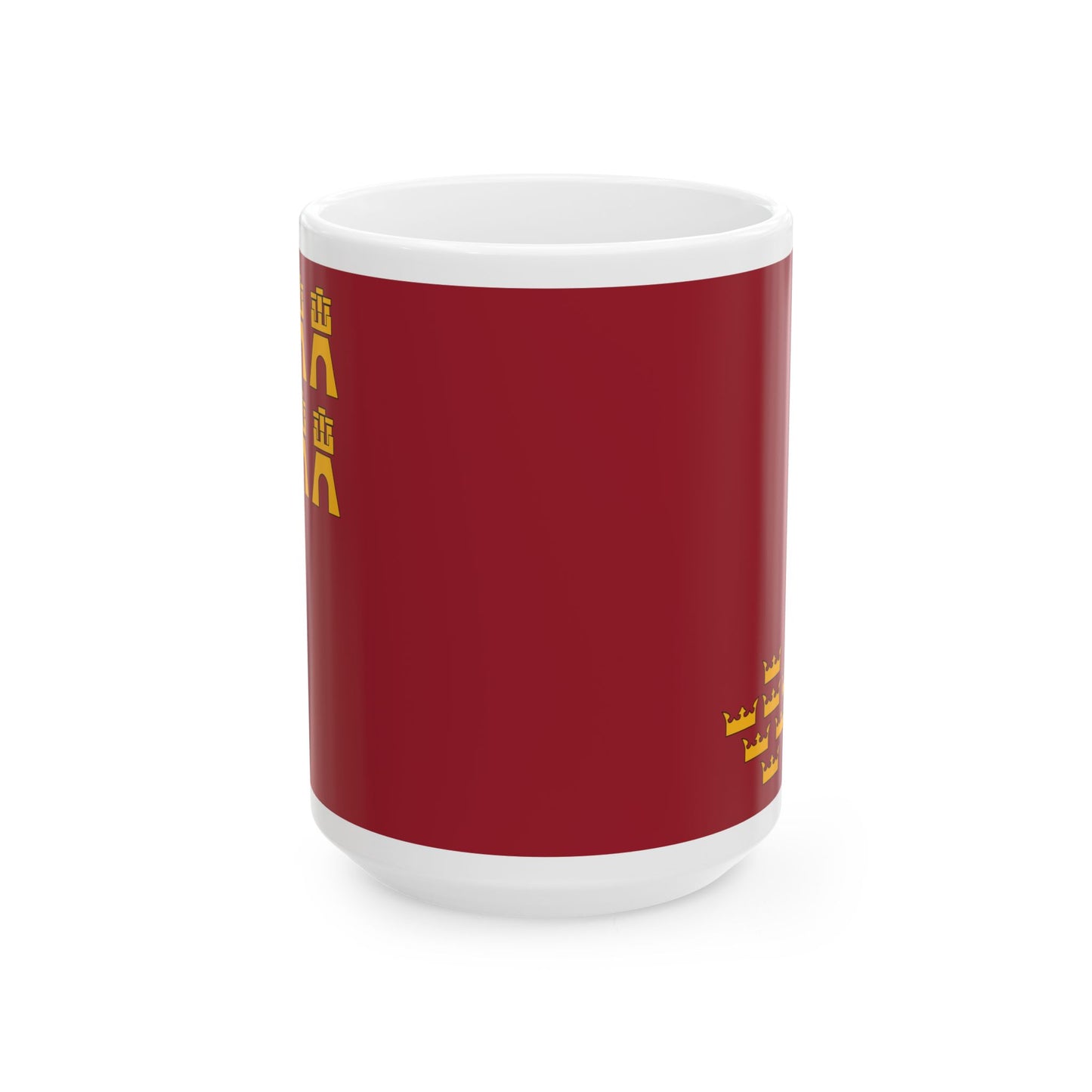 Flag of the Region of Murcia Spain - White Coffee Mug