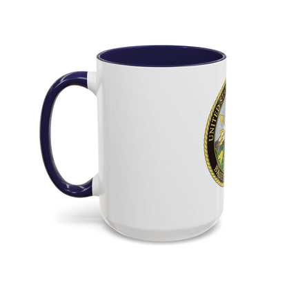 USCG Base Seattle (U.S. Coast Guard) Accent Coffee Mug