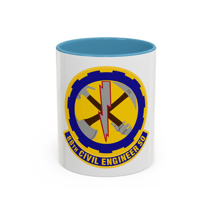 88 Civil Engineer Squadron AFMC (U.S. Air Force) Accent Coffee Mug