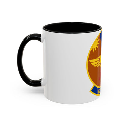 621 Air Mobility Operations Squadron AMC (U.S. Air Force) Accent Coffee Mug