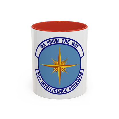 30 Intelligence Squadron AFISRA (U.S. Air Force) Accent Coffee Mug