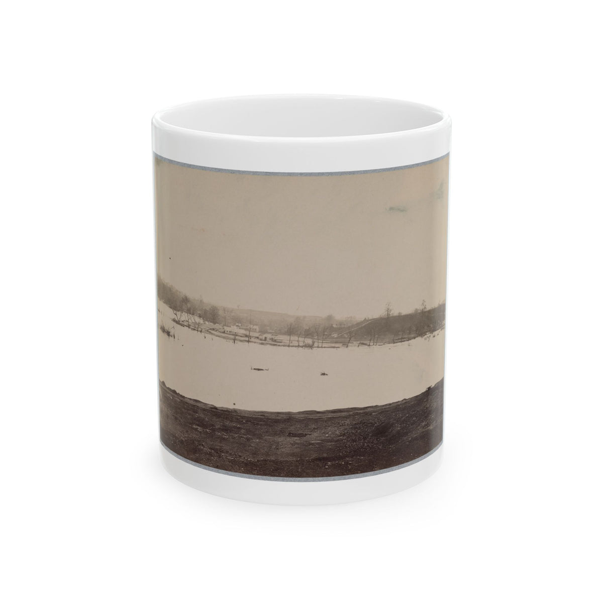 Belle Isle, James River, Richmond, Va., April, 1865 (U.S. Civil War) White Coffee Mug