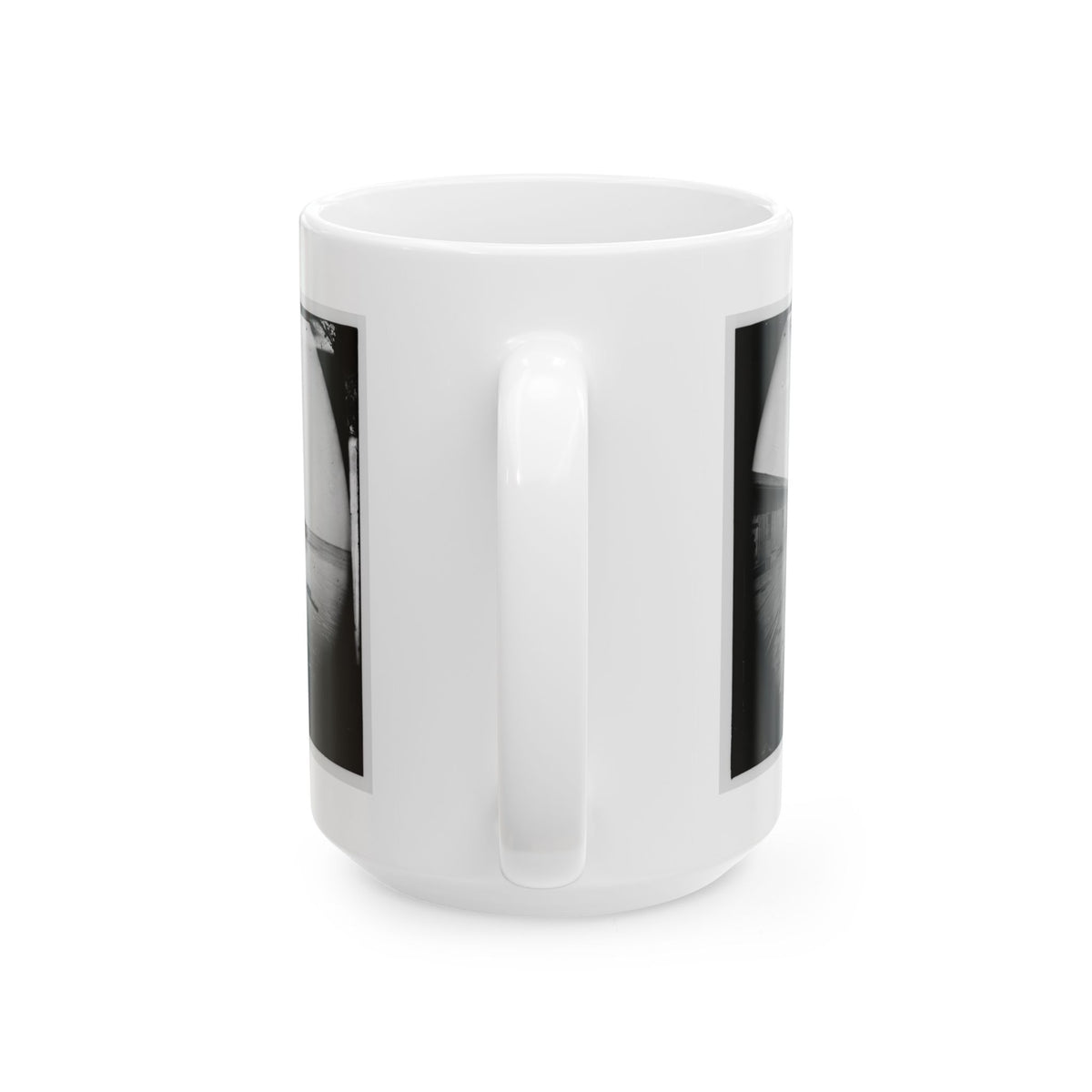 Aquia Creek Landing, Virginia. View Of Wharf (U.S. Civil War) White Coffee Mug