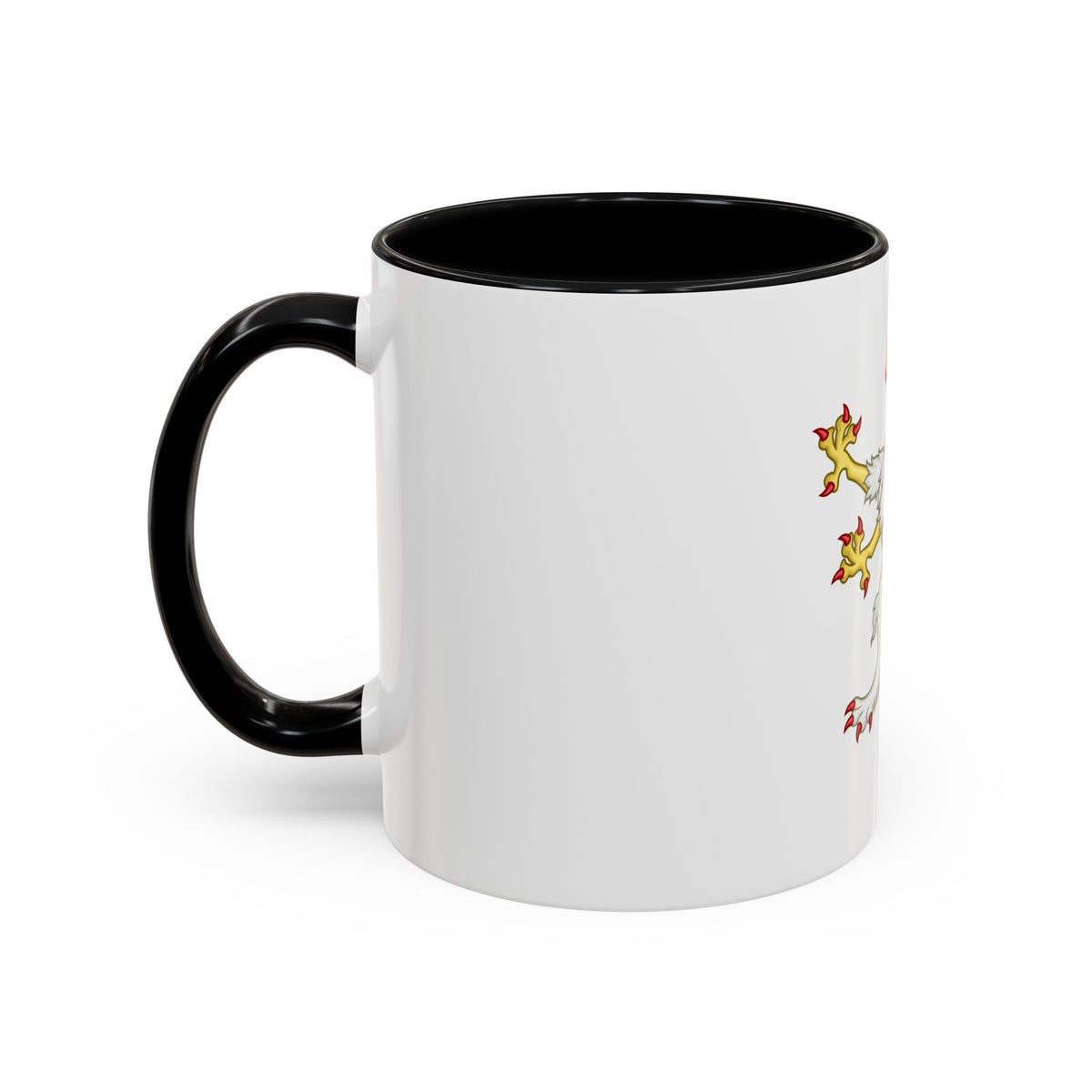 Gryphon Badge of Edward III - Accent Coffee Mug