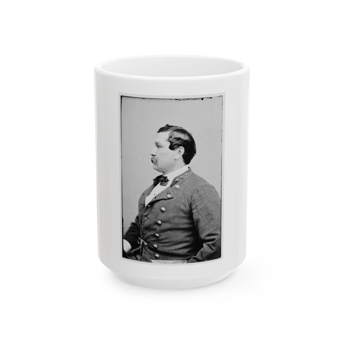 Portrait Of Col. Harry Gilmore, Officer Of The Confederate Army (U.S. Civil War) White Coffee Mug