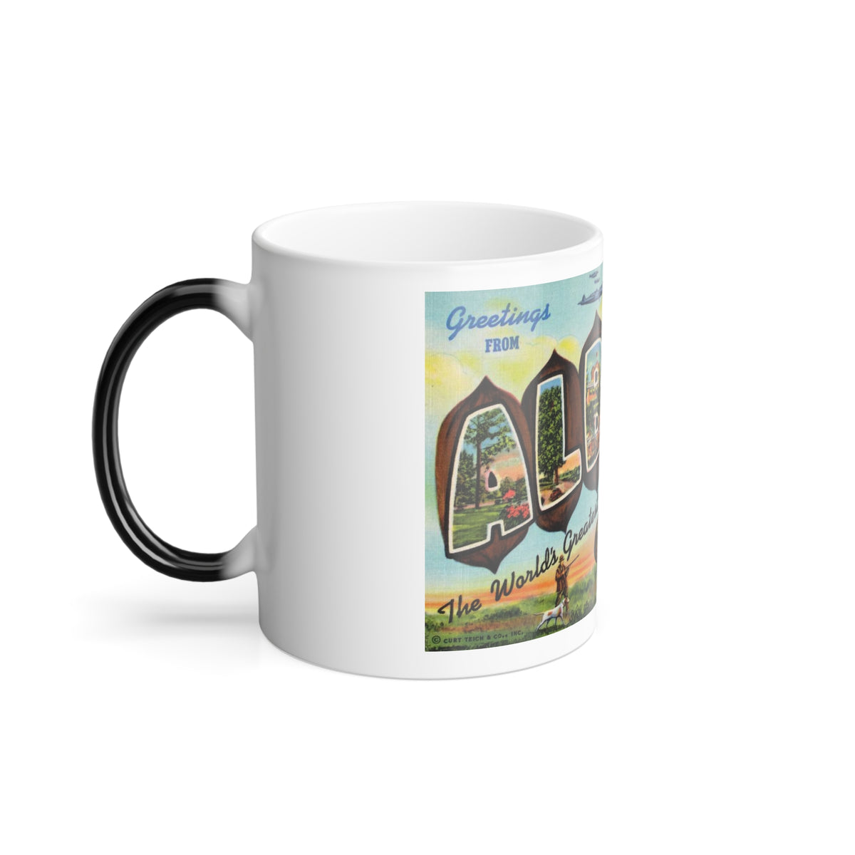 Greeting card from Albany Georgia (Greeting Postcards) Color Changing Mug 11oz