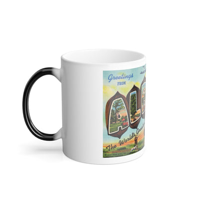 Greeting card from Albany Georgia (Greeting Postcards) Color Changing Mug 11oz