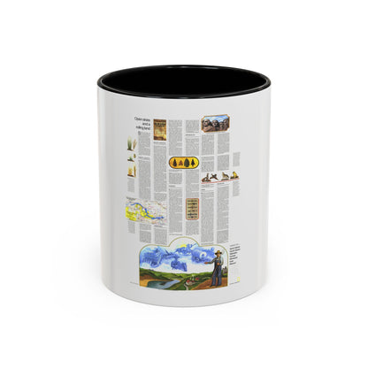 USA - North Central States 2 (1974) (Map) Accent Coffee Mug