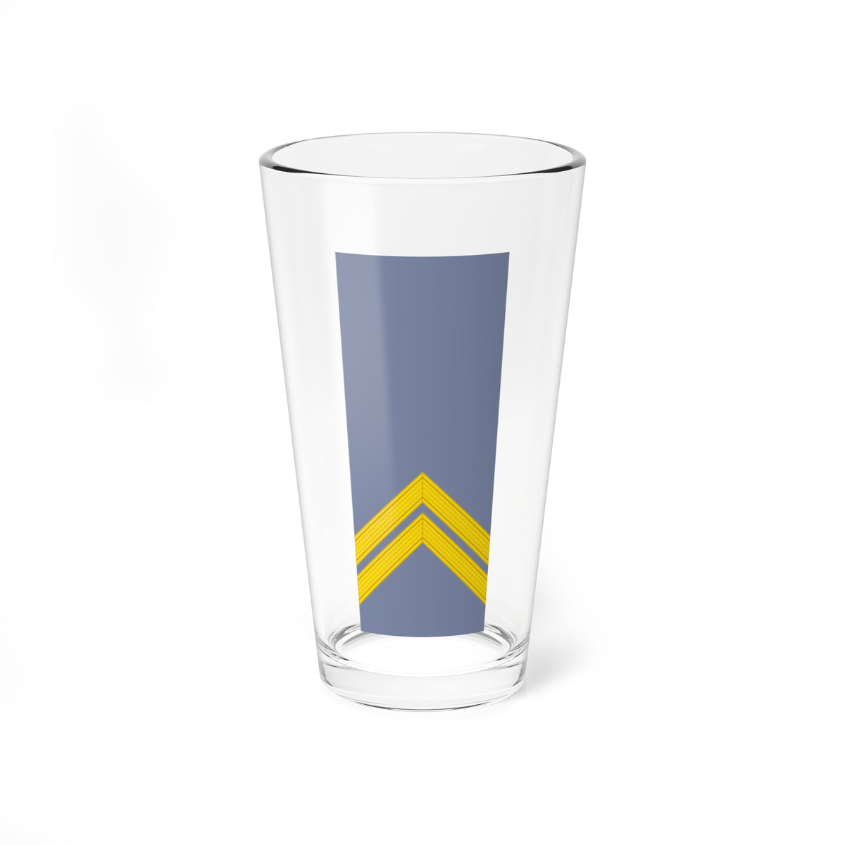 French Army sleeves OR 6 (Military Rank) Pint Glass 16oz