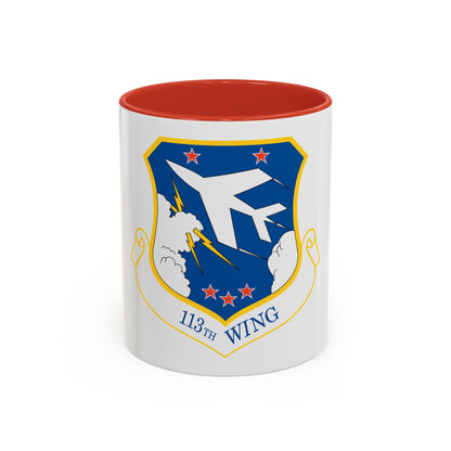 113th Wing (U.S. Air Force) Accent Coffee Mug