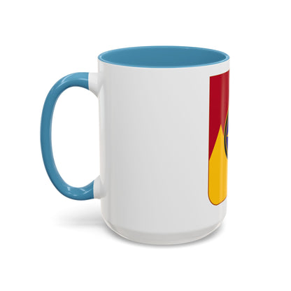 607th Armored Field Artillery Battalion v2 (U.S. Army) Accent Coffee Mug
