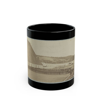 71st New York State Militia At Washington Navy Yard (U.S. Civil War) Black Coffee Mug