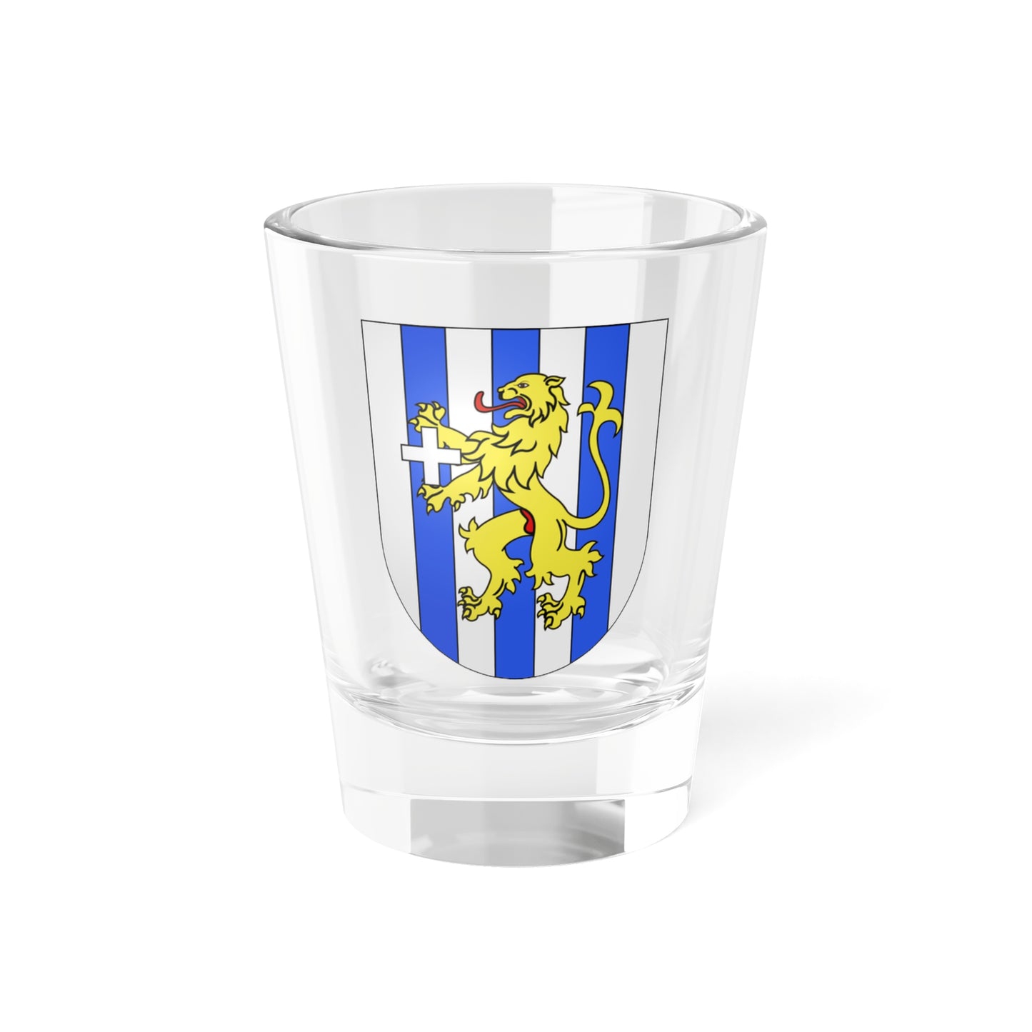 Hauterive-FR-coat of arms (Switzerland) (Coat of Arms) Shot Glass 1.5oz