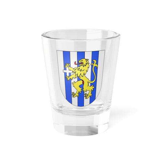 Hauterive-FR-coat of arms (Switzerland) (Coat of Arms) Shot Glass 1.5oz