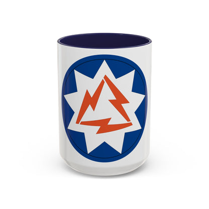 93rd Signal Brigade 2 (U.S. Army) Accent Coffee Mug