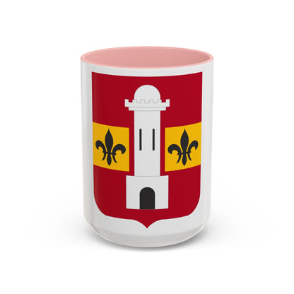 740th Antiaircraft Artillery Gun Battalion v2 (U.S. Army) Accent Coffee Mug