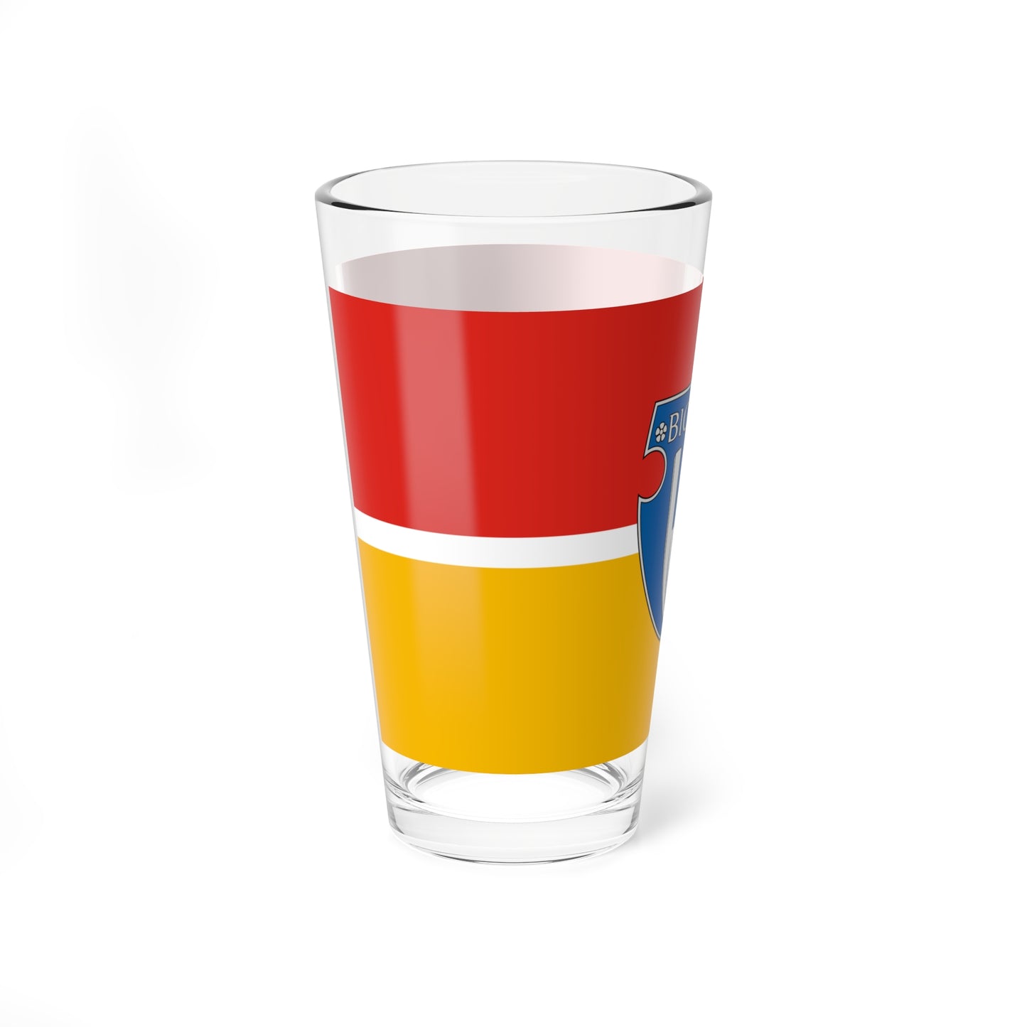 Flag of Bicserd (Hungary) Pint Glass 16oz