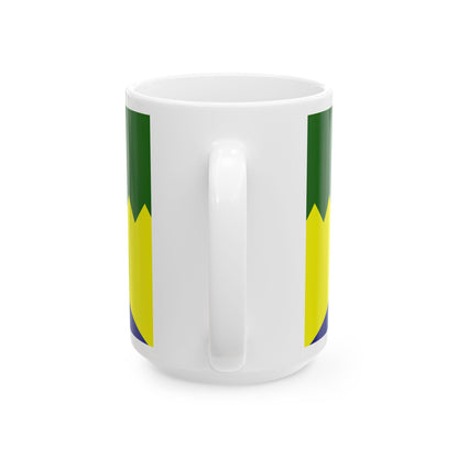 Flag of the City of Launceston Australia - White Coffee Mug