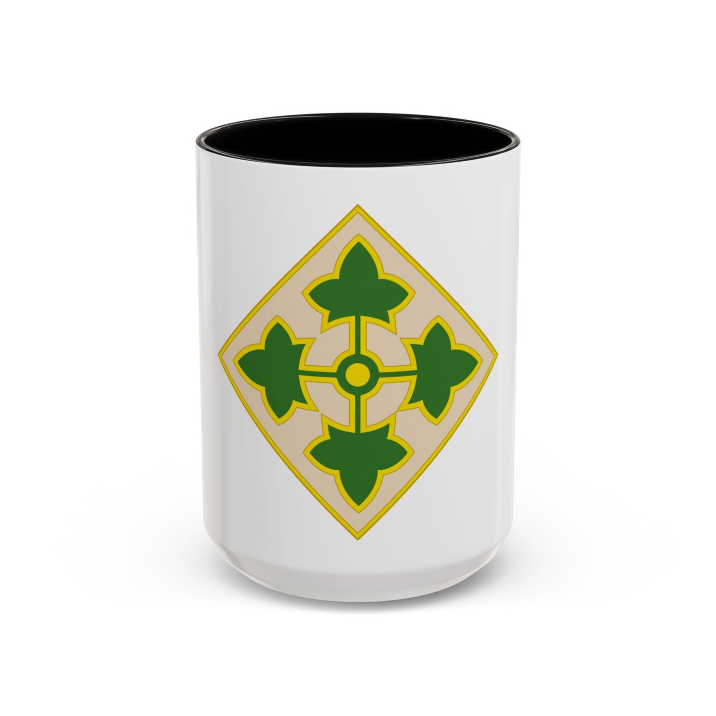 4th Infantry Division CSIB2 (U.S. Army) Accent Coffee Mug