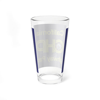 Flag of the California Highway Patrol (United States) Pint Glass 16oz