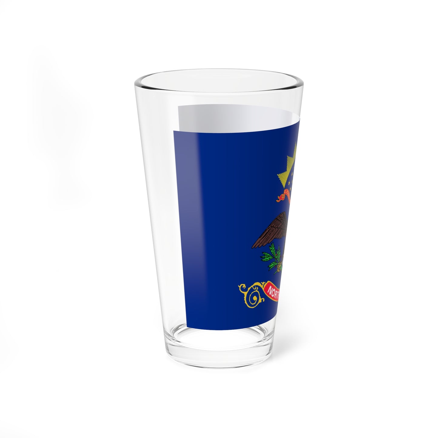 Flag of North Dakota 3-2 (United States) Pint Glass 16oz