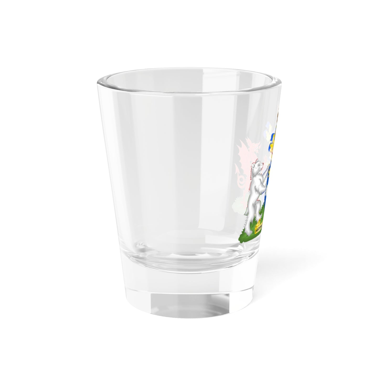 Hauge of Richmond Achievement (United Kingdom) (Coat of Arms) Shot Glass 1.5oz