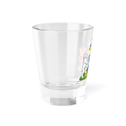 Hauge of Richmond Achievement (United Kingdom) (Coat of Arms) Shot Glass 1.5oz